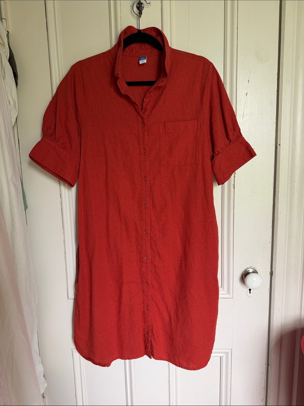 Old Navy Burnt Orange Shirt dress